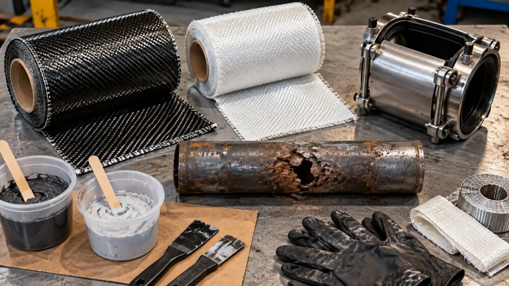 Reparación de fugas en tuberías métodos